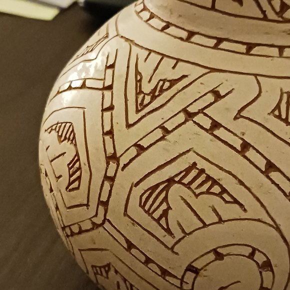 Handmade Portuguese Terracatta Vase Vass Home Decor - Picture 4 of 6